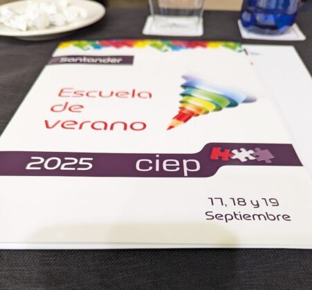 Cartel de la Escuela de Verano 2025 de la CIEP, celebrada en Santander del 17 al 19 de septiembre.
