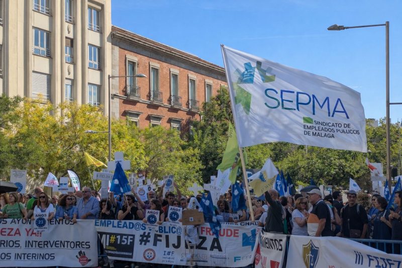 SEPMA en la manifestación FIJEZA YA en Málaga (7/10/2025)